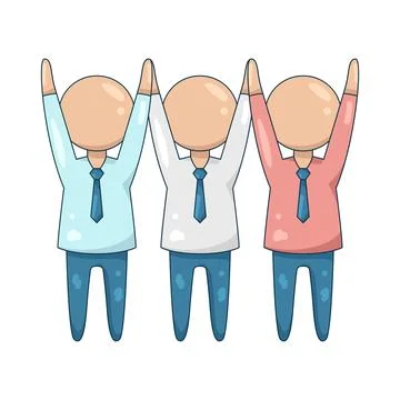 Illustration of business partner Stock Illustration