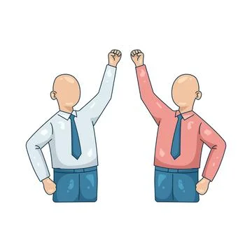 Illustration of business partner Stock Illustration