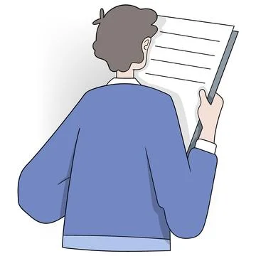 Illustration of busy work as a data administration worker Illustrazione stock