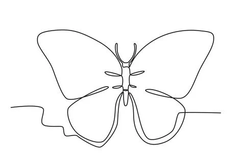 Illustration of a butterfly Stock Illustration