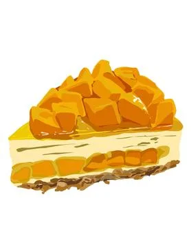 Illustration of cake Stock Illustration