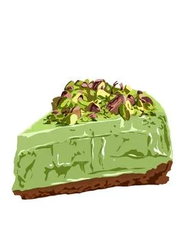 Illustration of cake Stock Illustration