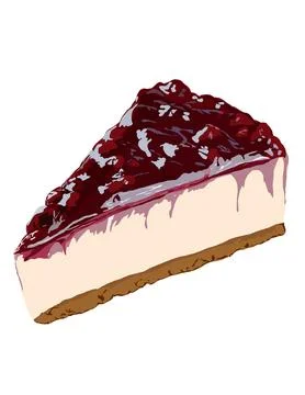Illustration of cake Stock Illustration