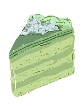 Illustration of cake Stock Illustration