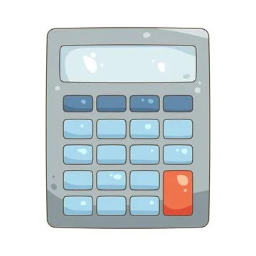 Illustration of calculator Stock Illustration