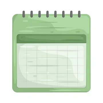 Illustration of calendar Stock Illustration