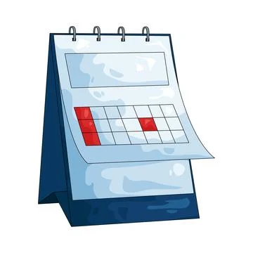 Illustration of calendar Stock Illustration