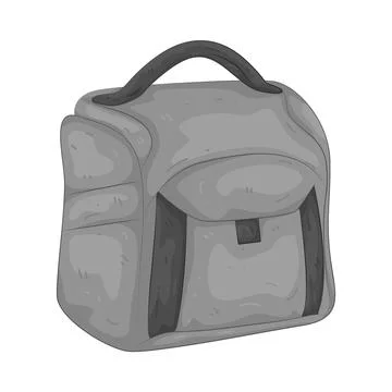 Illustration of camera bag Stock Illustration