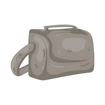Illustration of camera bag 스톡 일러스트