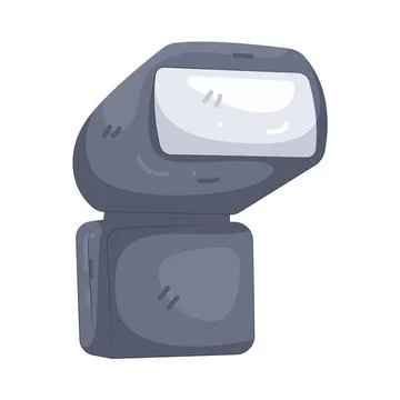 Illustration of camera flash Stock Illustration