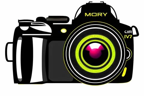 Illustration of camera Stock Illustration