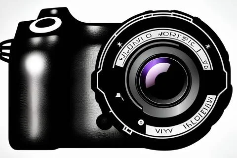 Illustration of camera Stock Illustration