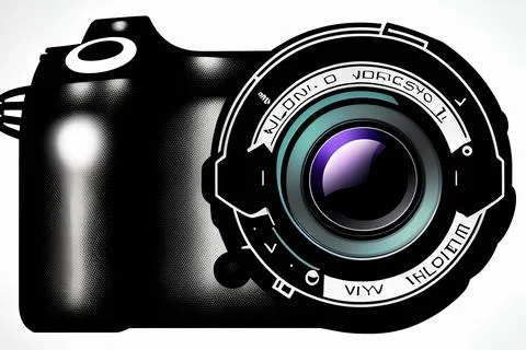 Illustration of camera Stock Illustration