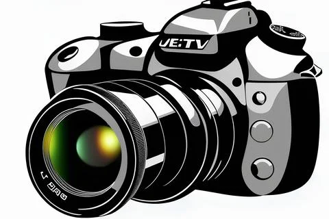 Illustration of camera Stock Illustration