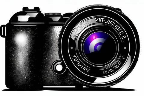 Illustration of camera Stock Illustration