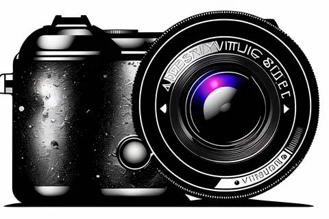 Illustration of camera Stock Illustration