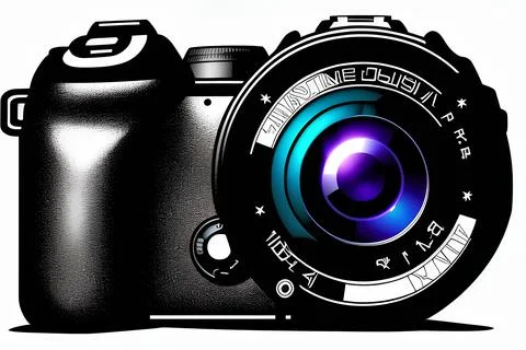 Illustration of camera Stock Illustration