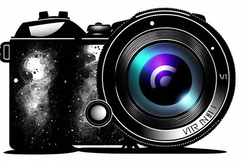Illustration of camera Stock Illustration