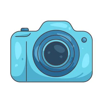 Illustration of camera Illustrazione stock