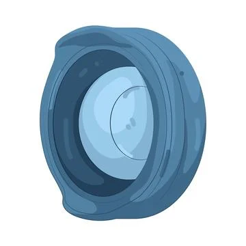 Illustration of camera lens Stock Illustration