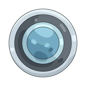 Illustration of camera lens Stock Illustration