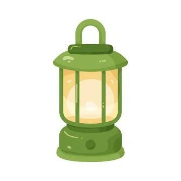 Illustration of camping lantern Stock Illustration