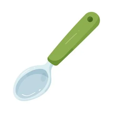 Illustration of camping spoon Stock Illustration