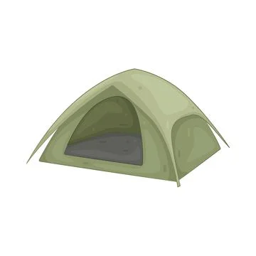 Illustration of Camping tent Stock Illustration