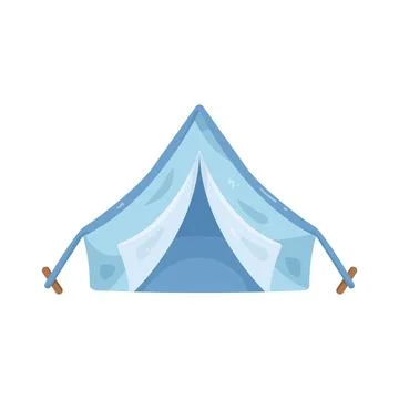 Illustration of camping tent Stock Illustration