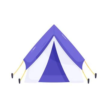 Illustration of camping tent Stock Illustration