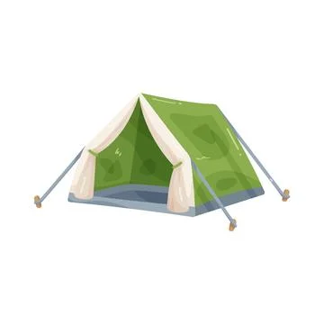 Illustration of camping tent Stock Illustration