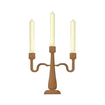Illustration of candle holder イラスト素材