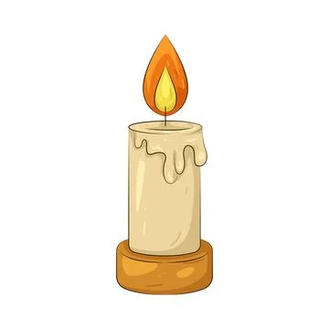 Illustration of candle Stock Illustration