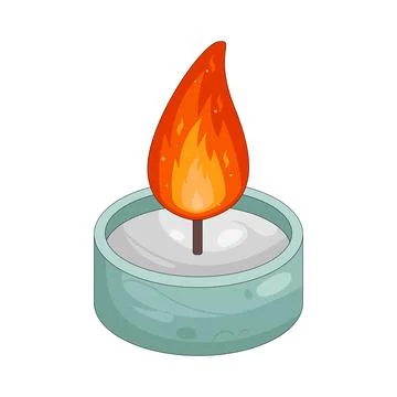 Illustration of Candle Stock Illustration