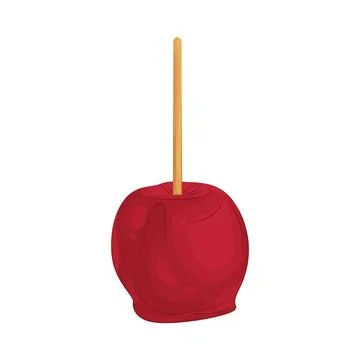 Illustration of Candy Apple 스톡 일러스트