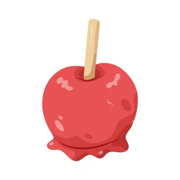 Illustration of candy apple Stock Illustration