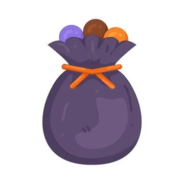 Illustration of candy bag Stock Illustration