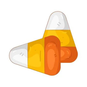 Illustration of Candy corn Stock Illustration