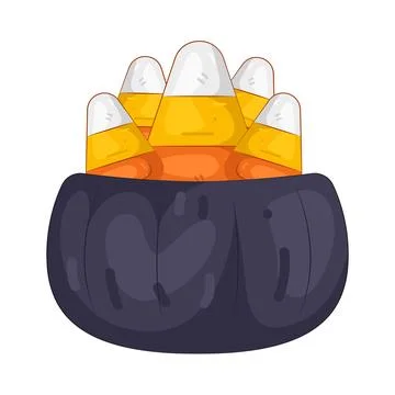 Illustration of candy corn Stock Illustration
