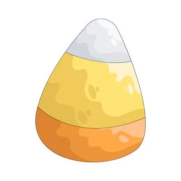 Illustration of Candy corn Stock Illustration