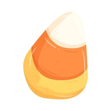 Illustration of candy corn Illustrazione stock