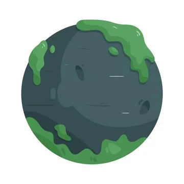 Illustration of cannonball Illustrazione stock