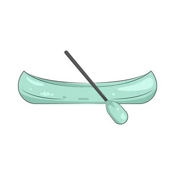 Illustration of canoe Stock-Illustration