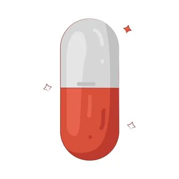 Illustration of Capsule Stock Illustration