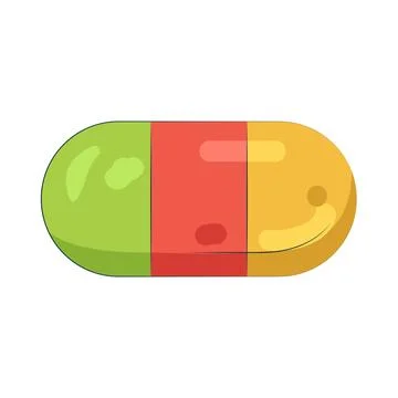 Illustration of capsule Stock Illustration