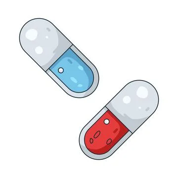 Illustration of capsule Stock Illustration