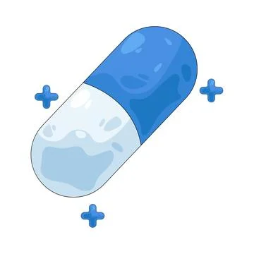 Illustration of capsule Stock Illustration