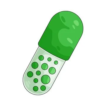 Illustration of capsule Stock Illustration