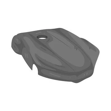 Illustration of car engine cover Stock Illustration