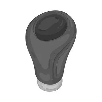 Illustration of car shift knob Stock Illustration